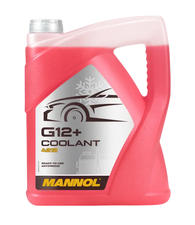 Mannol G12+ Coolant Αντιψυκτικό Παραφλού Ψυγείου Μοτοσυκλέτας G12+ Κόκκινο Χρώμα 5lt