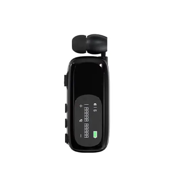 K75 In-ear Bluetooth Handsfree Ακουστικό Πέτου Μαύρο 2