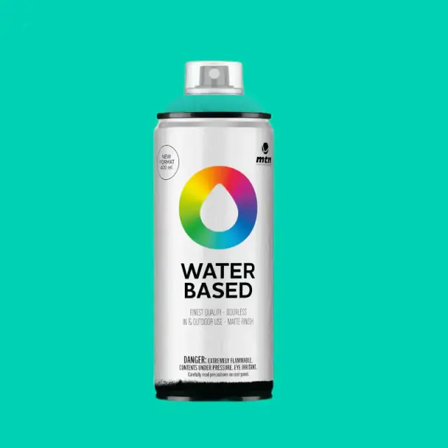 MTN Waterbased Spray Paint 400ml WB4 RV-219 Paris Green