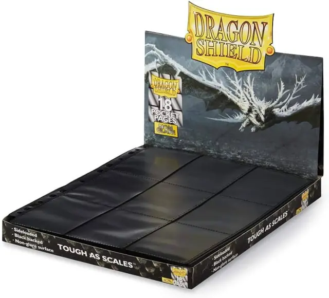 Dragon Shield 18-Pocket NonGlare - Sideloader Pages Display (50 Pages)