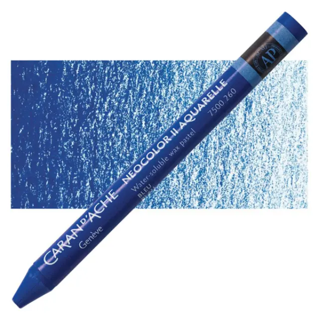 Caran d'Ache Neocolor II Υδατοδιαλυτό Παστέλ Κεριού - 7500/260 - Blue