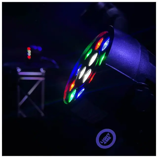LIGHT4ME P12 LED PAR RGBW small light spotlight stage lighting light decoration + remote control 3