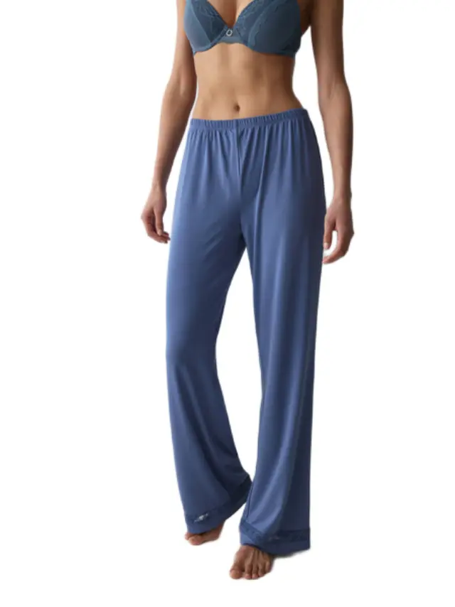 Triumph Comfort Allure Trousers γυναικείο παντελόνι πυτζάμας 10229163-1 2