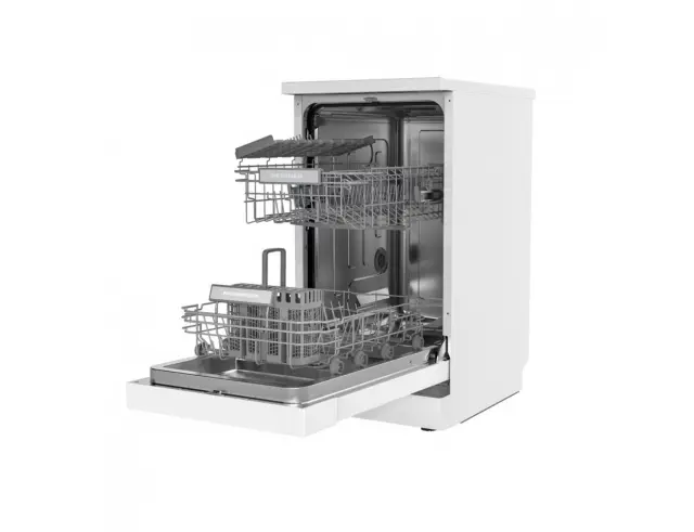 Εντοιχιζόμενο Πλυντήριο Πιάτων Heinner HDW-FSM45510WE++ με χωρητικότητα 10 σερβίτσια και ενεργειακή κλάση E - White HDW-FSM45510WE++ 2