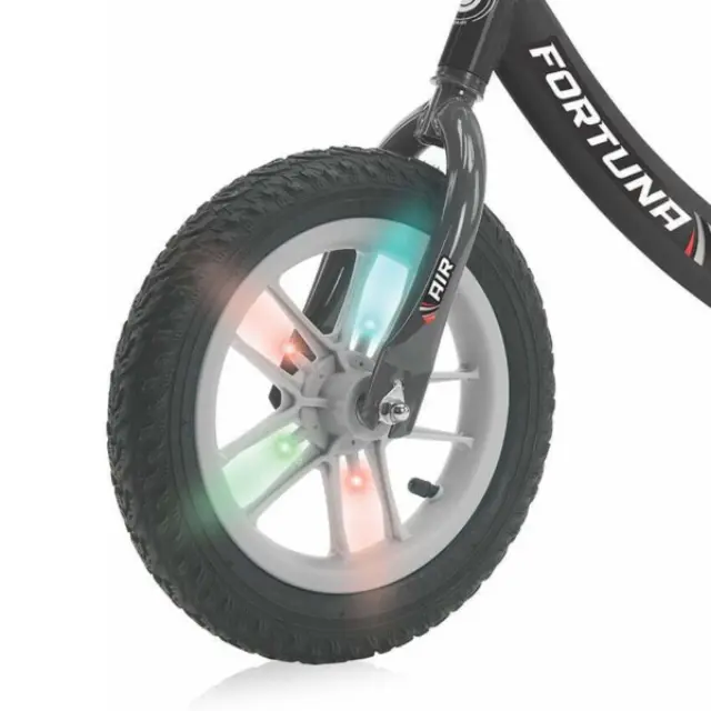 Lorelli Ποδήλατο Ισορροπίας Fortuna Air Tyres Grey & Black 10410080001 3