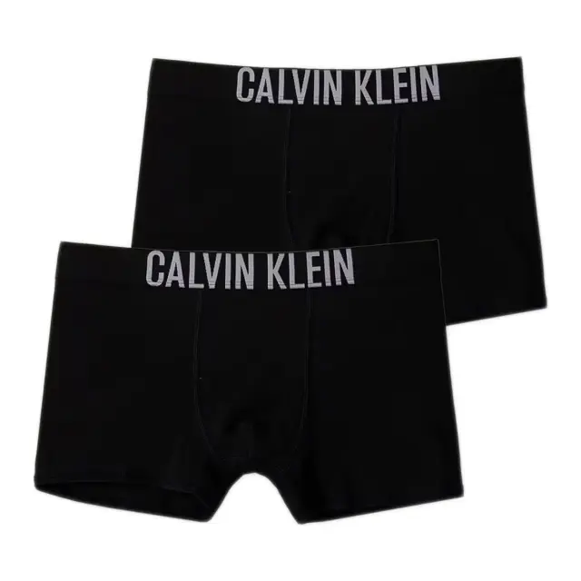 Calvin Klein Παιδικό Boxer Αγόρι Intense Power - Διπλό Πακέτο, Χρώμα Μαύρο-Μαύρο