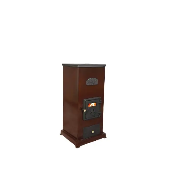 Starstoves ST108 Σόμπα Ξύλου Εμαγιέ 10KW - Κόκκινο Ματ