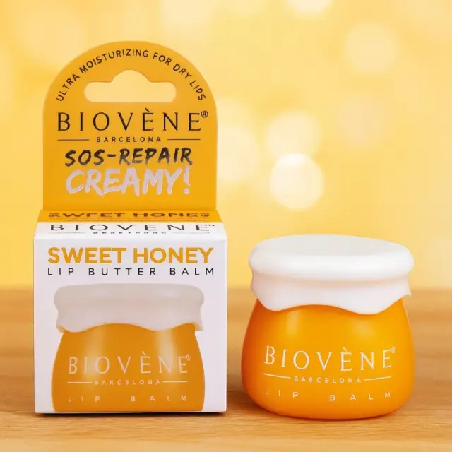 BIOVENE Honey & Ceramide Lip Butter Balm SOS - Repair Creamy - 8gr