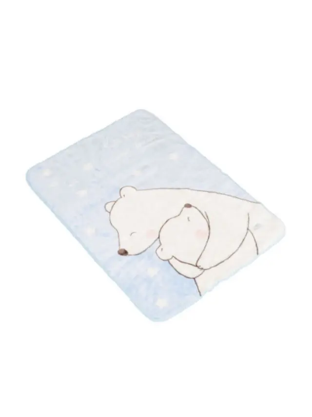 Cangaroo Βρεφική Κουβέρτα Αγκαλιάς 80*110cm Soft Sweet Hugs Blue 3800146271190
