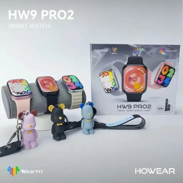 HW9 pro2 Smartwatch με Παλμογράφο (Μαύρο) 2
