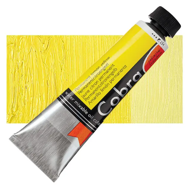 Λάδι Νερού Talens Cobra - 254 Permanent Lemon Yellow - 40ml