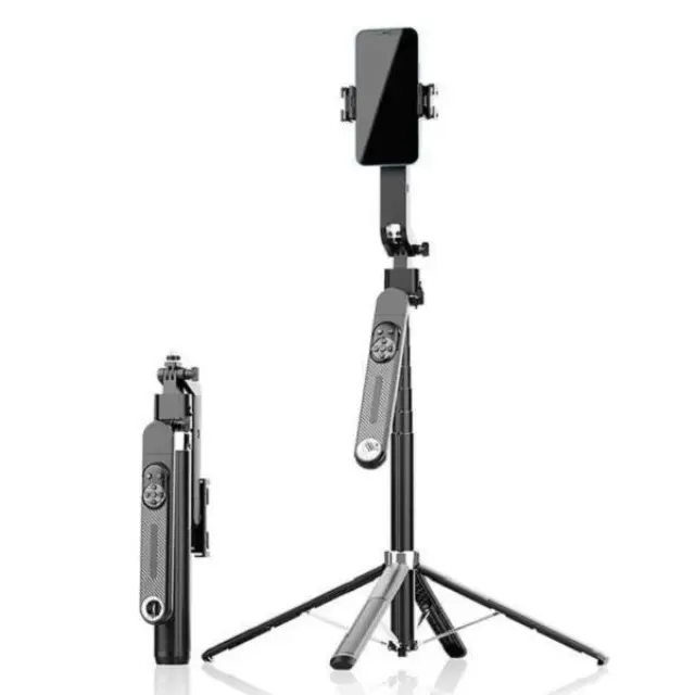 Selfie stick με Gimbal και ΑΙ Παρακολούθηση προσώπου με τρίποδο και περιστροφή 360° HYH-164