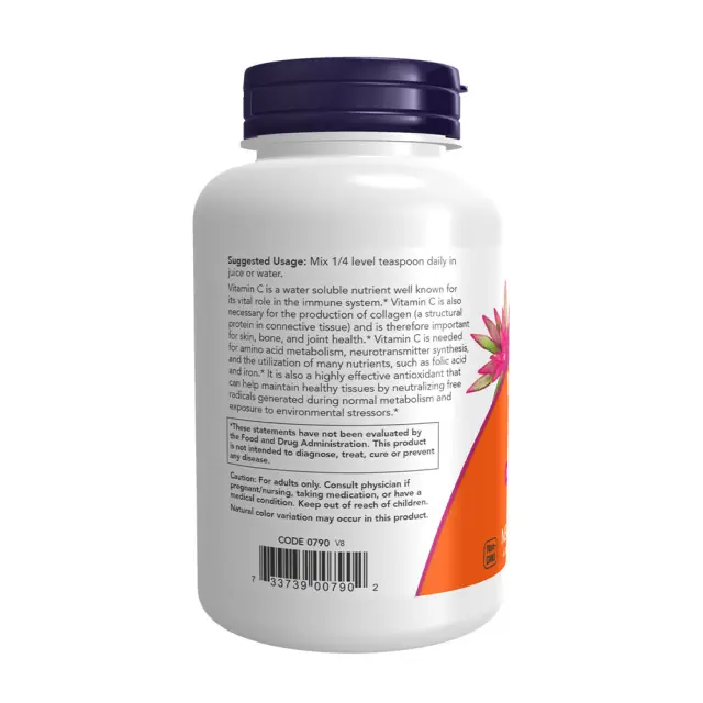 Now Foods Vitamin C Crystals Powder 3