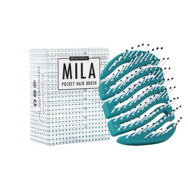 Sister Young Mila Pocket NV Επαγγελματική Βούρτσα Green