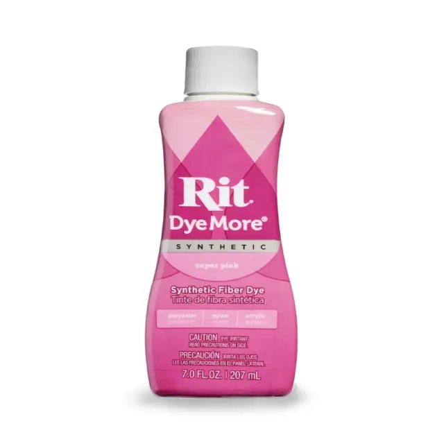 RIT DyeMore Liquid Βαφή Συνθετικών Υλικών – Super Pink 236ml