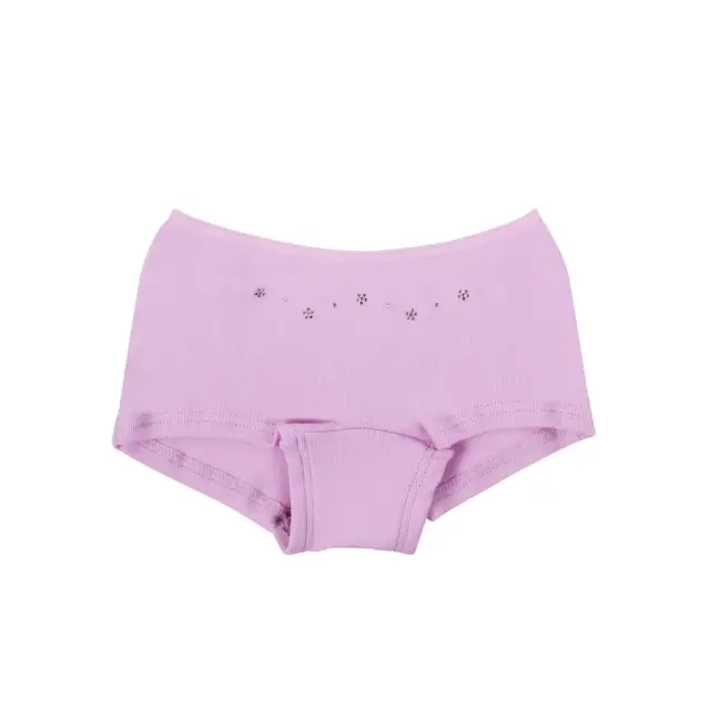 Minerva Παιδικό Boxer Κορίτσι Metal Strass, Χρώμα Λιλά - 10 Y