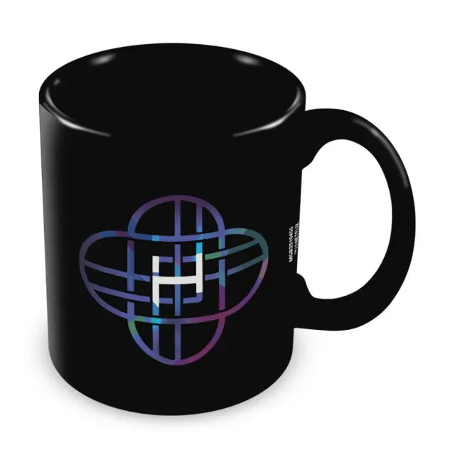 Pyramid K-Pop Demon Hunters Black Pod Mug: Huntrix Logo 2