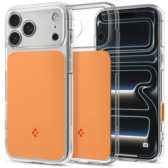 Spigen Ultra Hybrid T MagSafe, glossy orange - iPhone18 Pro/17 Pro
