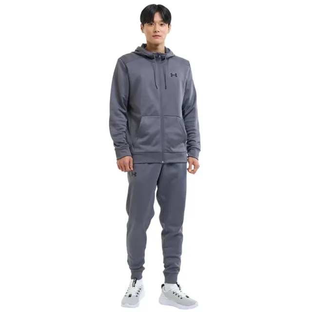 Under Armour Fleece FZ Hoodie (1373357-025) - Ανθρακί 2