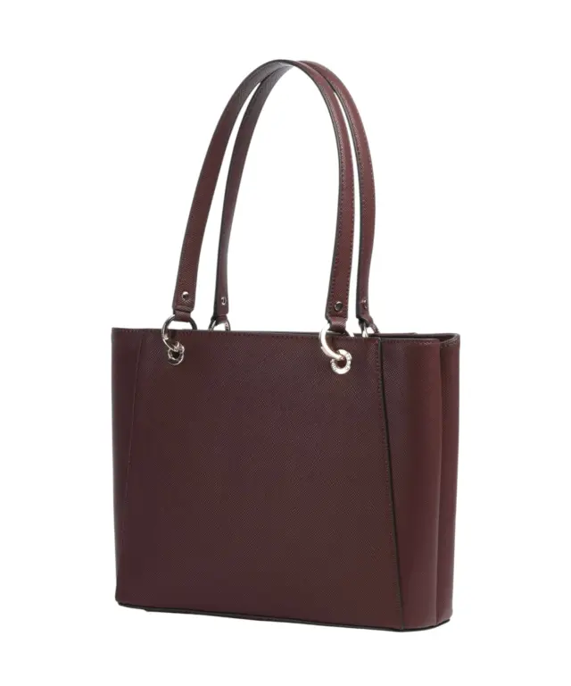 Guess - Γυναικεία Τσάντα Ώμου/Χειρός Noelle II HWZG9672250-BUR Μπορντό 2