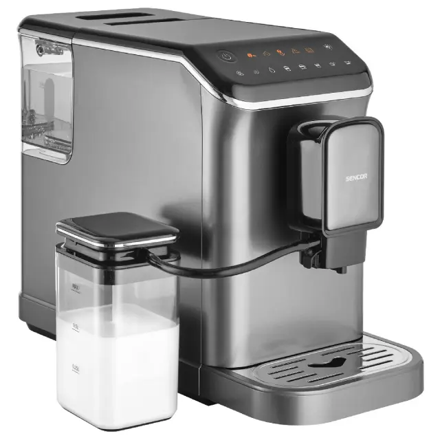 Μηχανή Espresso 19Bar 1470W LED Sencor SES 8000BK Μαύρη 2