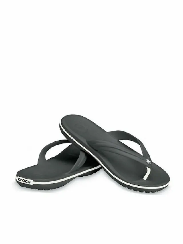 Crocs Crocband Flip Flip Flops σε Μαύρο Χρώμα 41-42