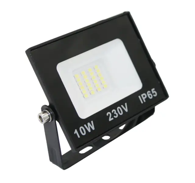 ΠΡΟΒΟΛΕΑΣ LED 10W 230V 4000K IP65 ΜΑΥΡΟΣ