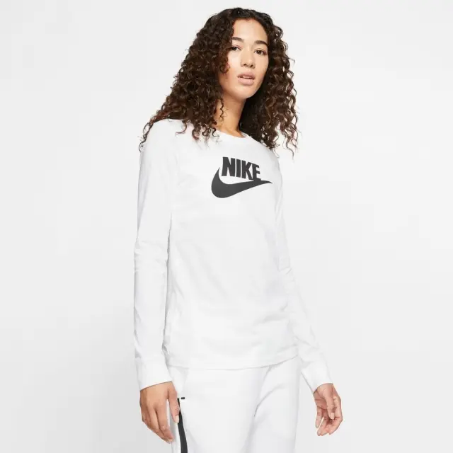Nike Sportswear Long-Sleeve T-Shirt (BV6171-100) - Λευκό