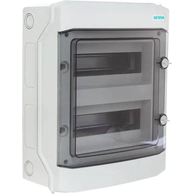 Πίνακας Επίτοιxος VW 2x12M διάφανη πόρτα IP65 Geyer