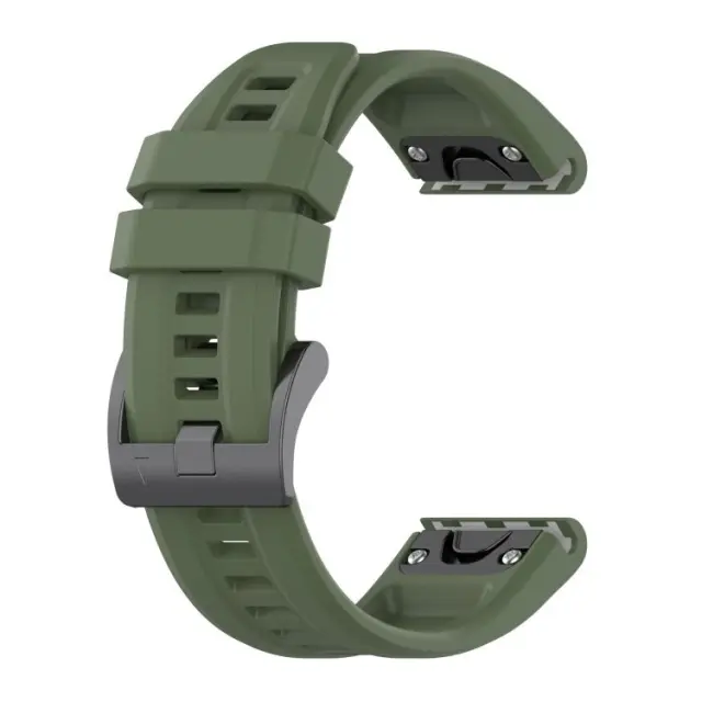 Λουράκι Σιλικόνης Silicone Strap Για Garmin Fenix 5/6/6 Pro/7/8/9 (47mm) - Dark Green (Series 7 Look) OEM