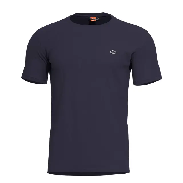 Pentagon Levantes Crewneck Shirt-Μπλουζάκι 100% Βαμβακερό για Υπηρεσιακή -Καθημερινή Χρήση - 01-Black-Μαύρο 3