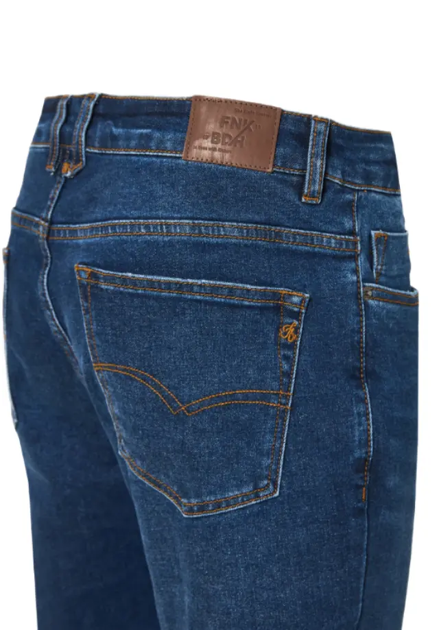 FunkyBuddha ανδρικό τζιν παντελόνι Amsterdam mid rise tapered FBM014-072-02-1 2