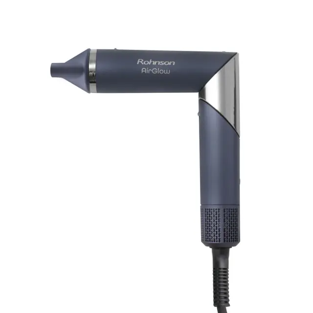 Rohnson R-688 AirGlow Κεραμική Ηλεκτρική Βούρτσα με Αέρα & Περιστρεφόμενη Κεφαλή για Ίσιωμα και Μπούκλες 1400W 2