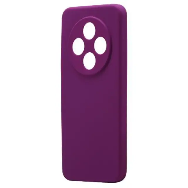 Θήκη Liquid Silicon inos Xiaomi Poco C75/ Redmi 14C Velvet Μωβ N69023