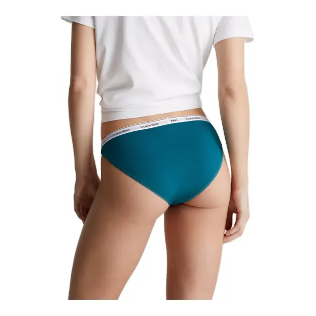 Calvin Klein Γυναικείο Slip Bikini Modern Logo, Χρώμα Chesapeake Bay - XL 2