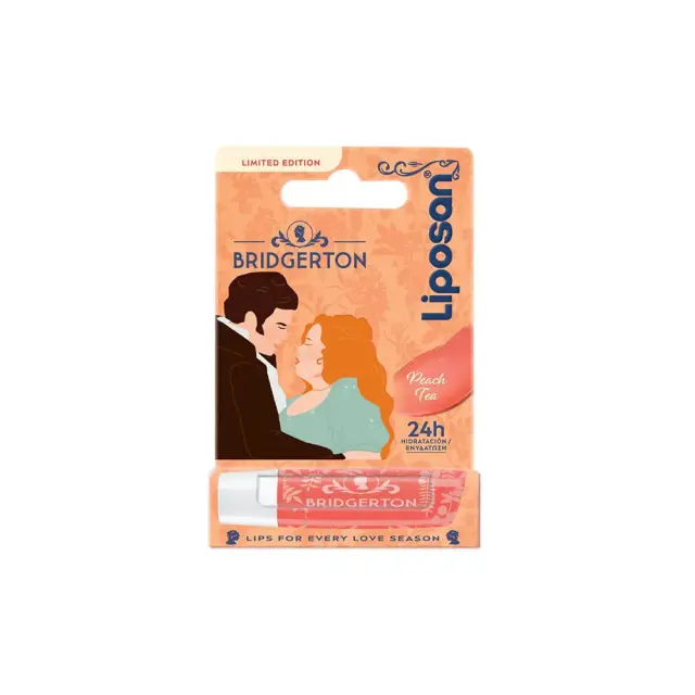 Liposan Bridgerton Limited Edition Ενυδατικό Balm Χειλιών 4.8g - Peach Tea