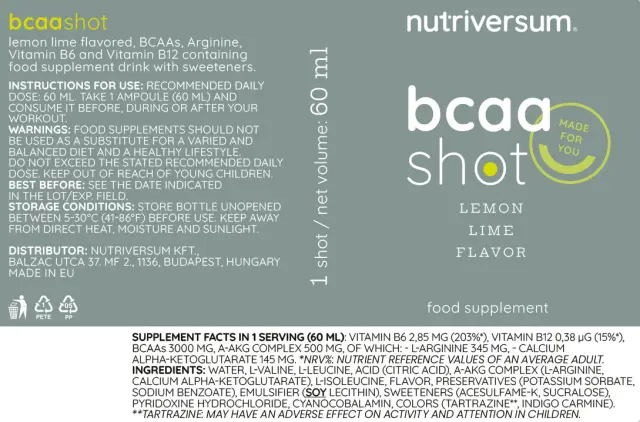 Nutriversum BCAA Shot 2