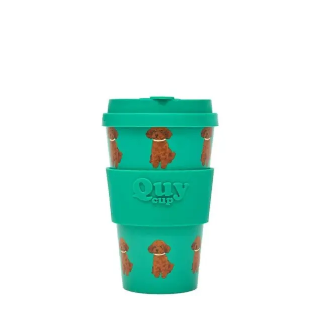 Quy Cup Επαναχρησιμοποιούμενο Ποτήρι (R-Pet) 400ml: Whiskey, the dog