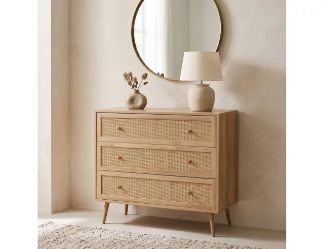 Έπιπλο Εισόδου Bali Home Deco Factory με 3 συρτάρια και διαστάσεις 90x39x79cm HD7455