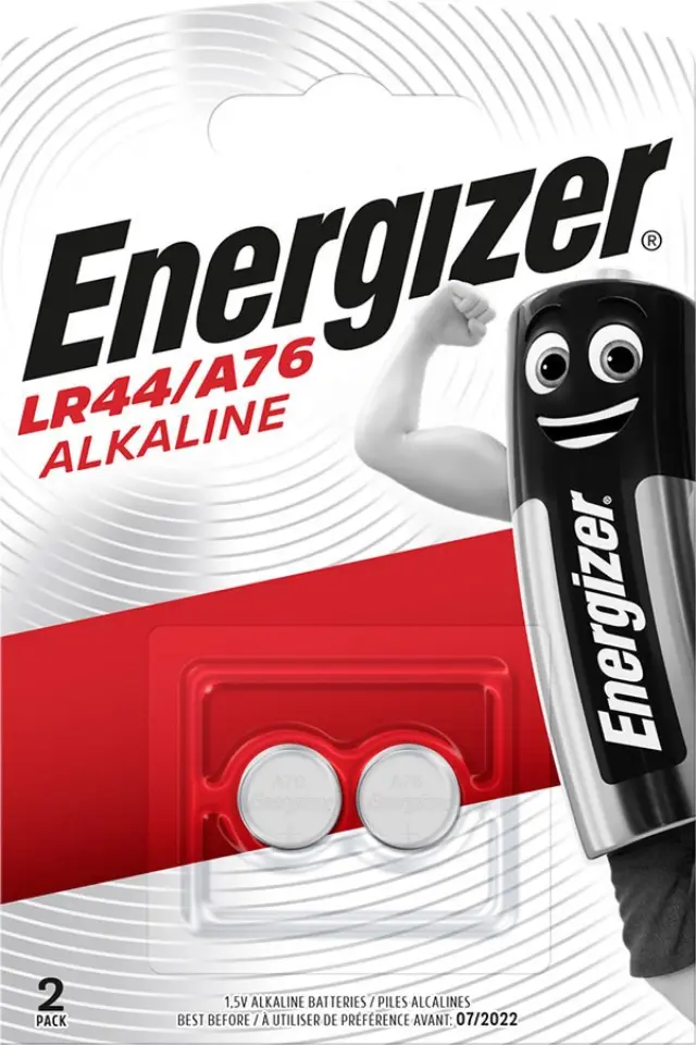 ENERGIZER BATTERIES ALKALINE SPECIALTY LR44- A76 2 PIECES 1,5V
