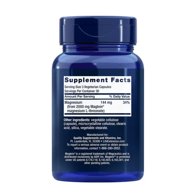 Life Extension Neuro-Mag Magnesium L-Threonate 2