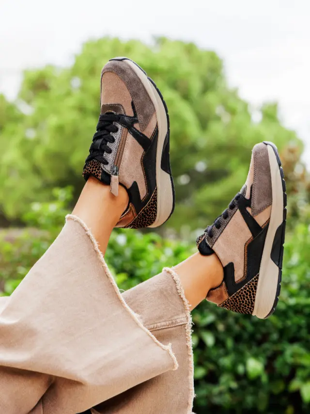Gabor Sneakers Γυναικείο δέρμα/δέρμα Nubuck Καφέ GAB/76878 002-NUT - 43 2