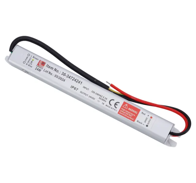 ΤΡΟΦΟΔ. ΣΤΕΝΟ ΓΙΑ ΤΑΙΝΙΕΣ LED 240V/24VDC 24W ΣΤΕΓΑΝΟ IP67