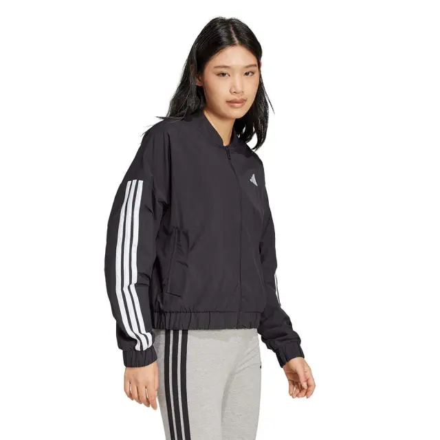 adidas Sportswear Women's 3Stripes Woven Bomber Jacket Μαύρο JD5317 (adidas Sportswear) 3