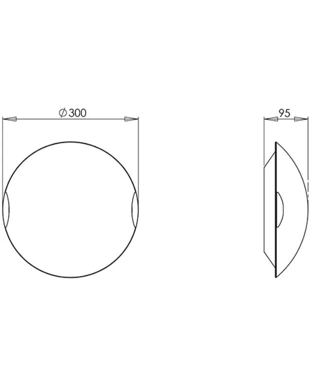 Fox 2385-61 Ø30 φωτιστικό πλαφονιέρα Nickel 2