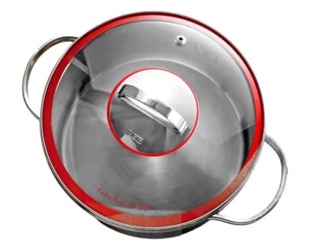 Κατσαρόλα ανοξείδωτη με καπάκι - 3.6L - CS003-B20 - DSP - 561604 2