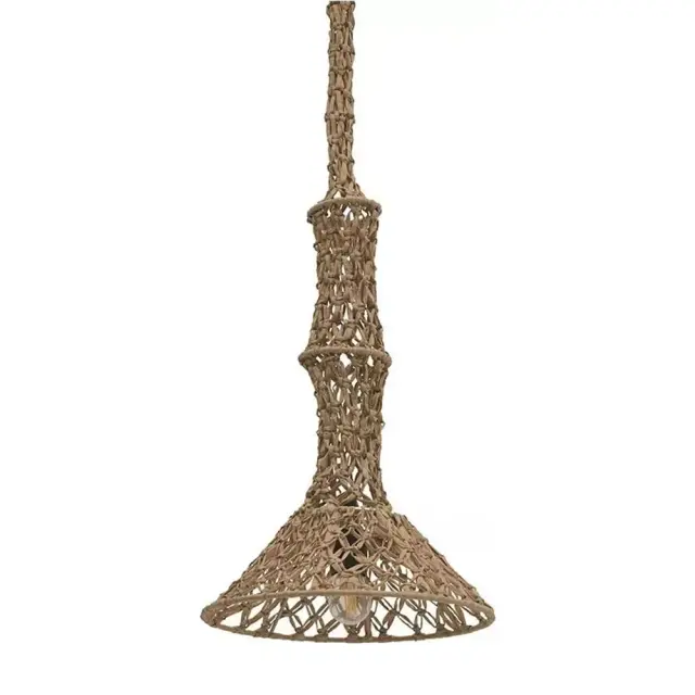 Φωτιστικό οροφής ψάθινο-μεταλλικό natural 30x144cm InArt 3-10-889-0006