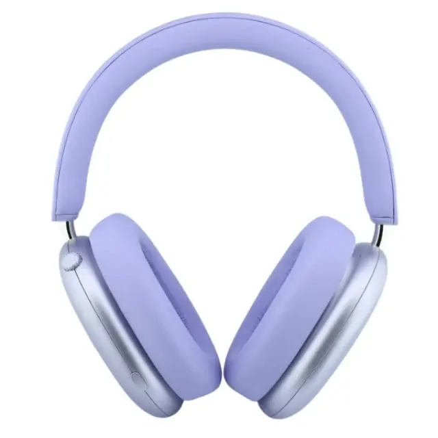 Guess® Metallic Script Logo Ασύρματα Over-Ear Ακουστικά- Purple