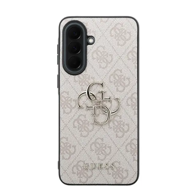 Guess PU 4G Metal Logo Case for Samsung Galaxy A37 Pink 3