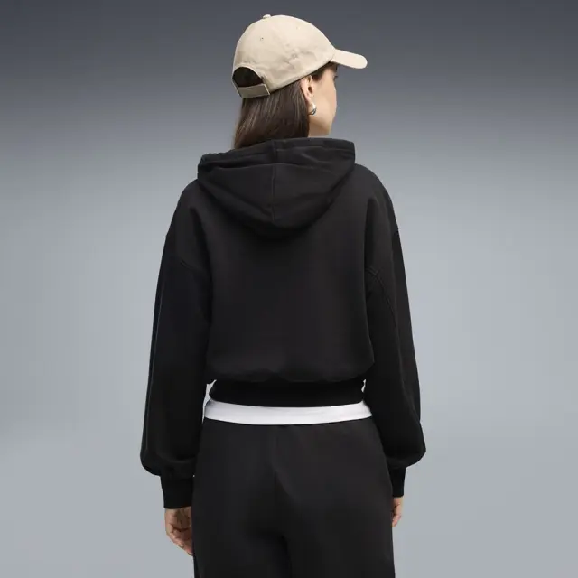 Puma Women's HER Relaxed Fleece Hoodie Μαύρο 694027-01 (Puma) - XLarge 3